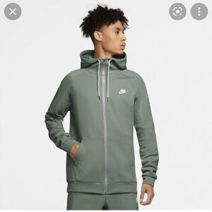 Nike NSW Sportswear Modern Full Zip Hoodie Sage Green Medium NWOT